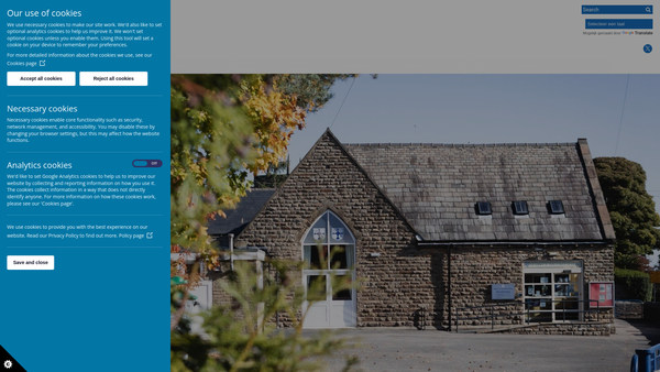 Screenshot of the Friends Of Denby School website