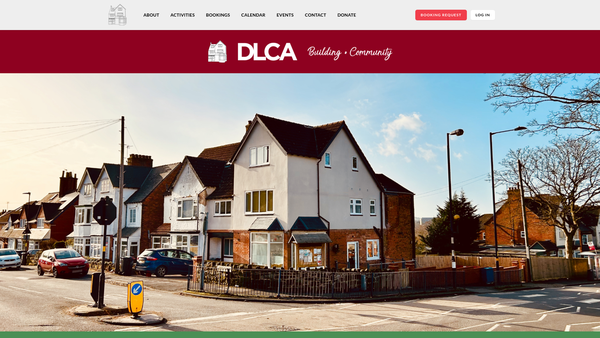 Screenshot of the The Dads Lane Community Association website