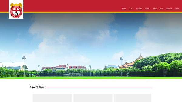 Screenshot of the Weston Mendip Football Club website