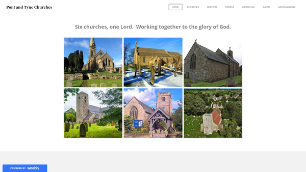 Screenshot of the The Parochial Church Council Of The Ecclesiastical Parish Of St. Oswin's Wylam website