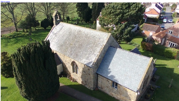 Screenshot of the Appleton Wiske Village Hall CIO website