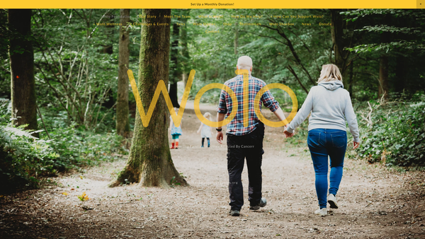 Screenshot of the Wolo Foundation website