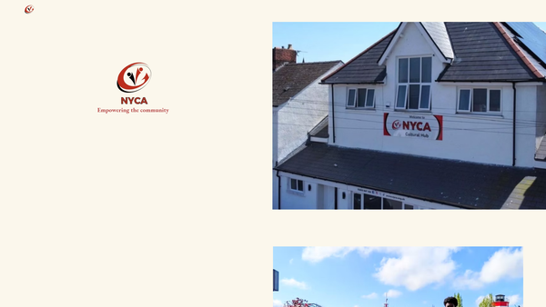 Screenshot of the Newport Yemeni Community Association website