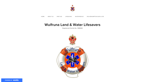 Screenshot of the Wulfruna Land & Water Lifesavers website