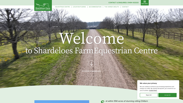 Screenshot of the Rossway Group Riding For The Disabled Association Incorporating Carriage Driving website
