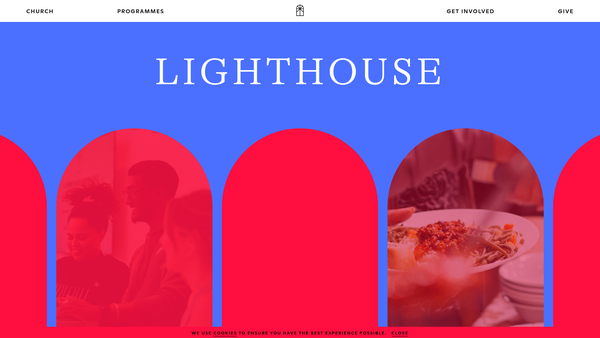 Screenshot of the Hackney Lighthouse CIO website