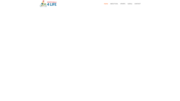 Screenshot of the Sports Skills 4 Life Charity website