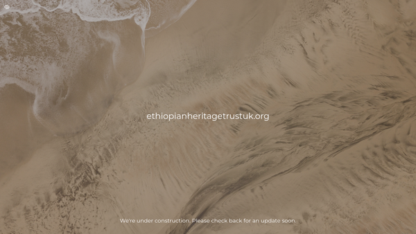 Screenshot of the Ethiopian Conservation Trust website