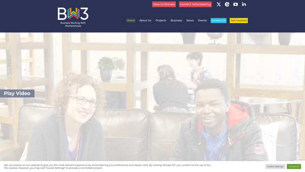 Screenshot of the Bw3 website