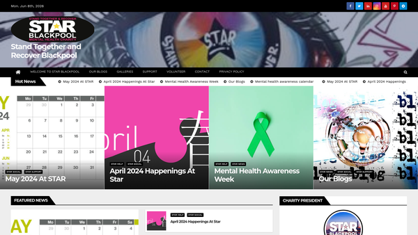 Screenshot of the Stand Together And Recover CIO website
