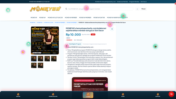 Screenshot of the Henry's Hope website
