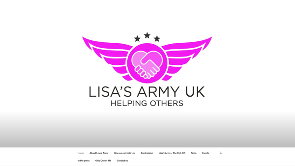 Screenshot of the Lisa’s Army UK website