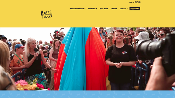 Screenshot of the Visible Women UK website