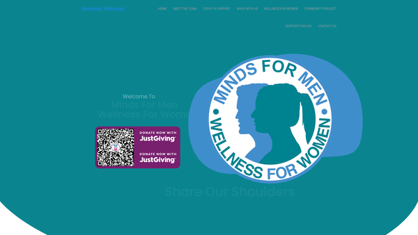 Screenshot of the Minds For Men Wellness For Women website