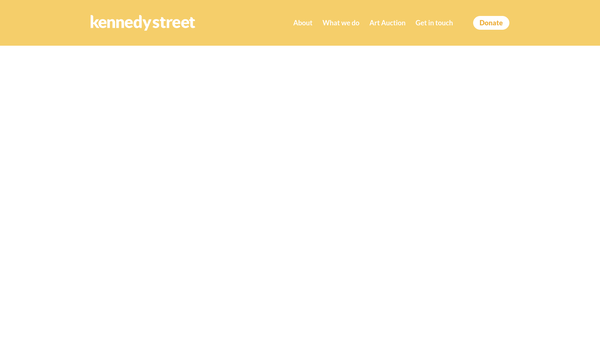 Screenshot of the Kennedy St Foundation website