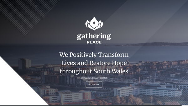 Screenshot of the The Gathering Place website