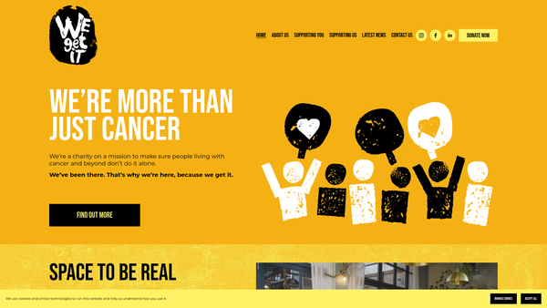 Screenshot of the We Get IT Together CIO website