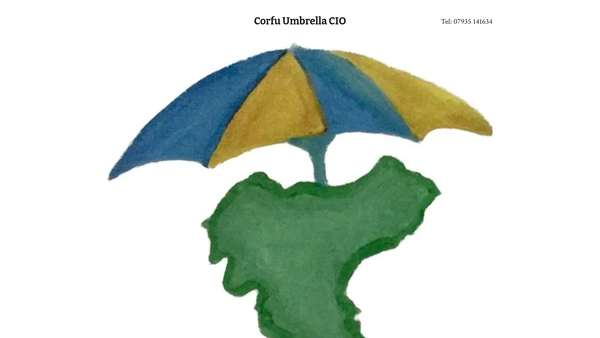 Screenshot of the Corfu Umbrella CIO website