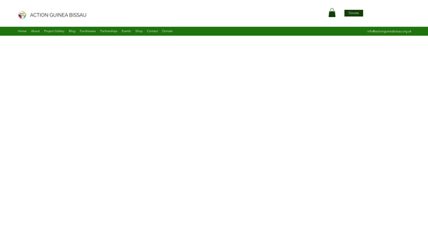 Screenshot of the Action Guinea Bissau website