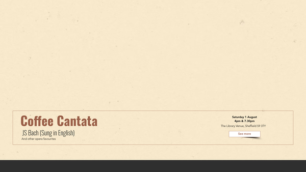 Screenshot of the Opera On Location website