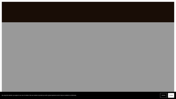 Screenshot of the Underexposed Arts website