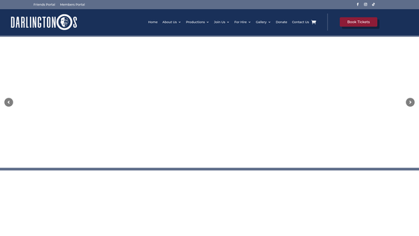 Screenshot of the Darlingtonos (CIO) website