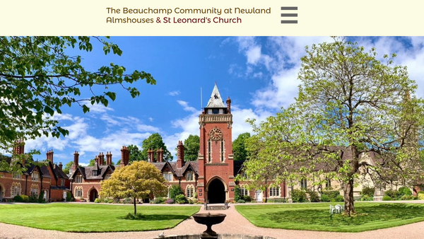 Screenshot of the Beauchamp Community At Newland website