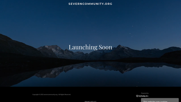 Screenshot of the The Severn Community Charitable Trust website