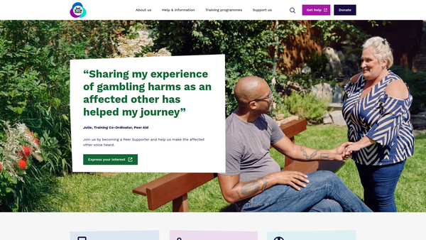 Screenshot of the Betknowmore UK website
