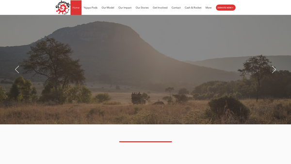 Screenshot of the The UK Friends Of Sumbandila Scholarship Trust website