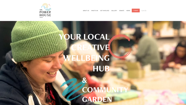 Screenshot of the The Power House (Poole) website