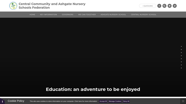 Screenshot of the We Can Together website