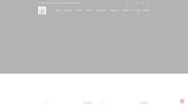 Screenshot of the Cambridge Bethel Pentecostal Church website