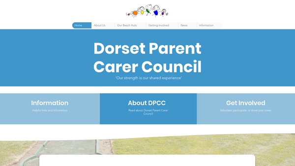Screenshot of the Dorset Parent Carer Council website