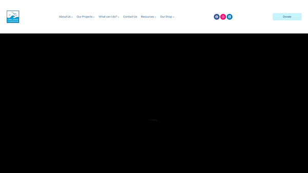 Screenshot of the Final Straw Foundation website