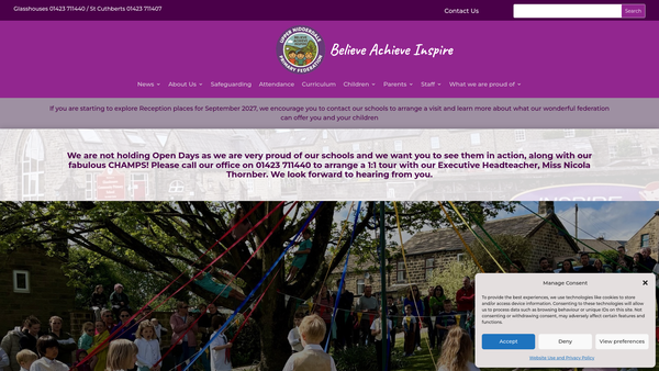 Screenshot of the Friends Of Lofthouse School website