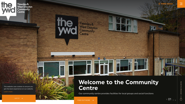 Screenshot of the Yiewsley And West Drayton Community Association website