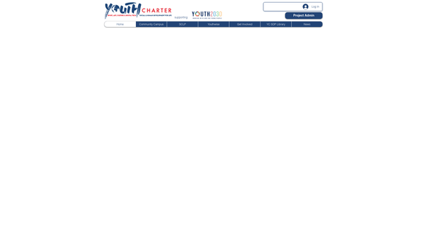 Screenshot of the Youth Charter website