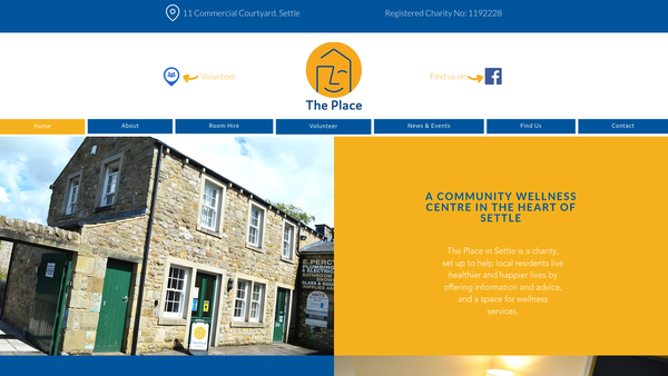 Screenshot of the The Place In Settle CIO website
