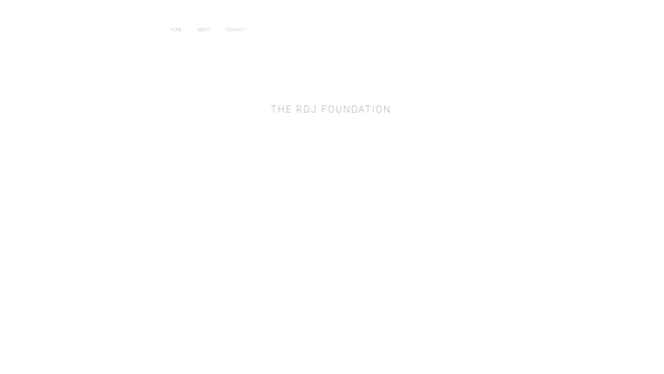 Screenshot of the The Rdj Foundation website