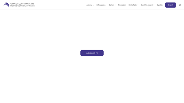 Screenshot of the Cyngor Llyfrau Cymru-The Books Council Of Wales website
