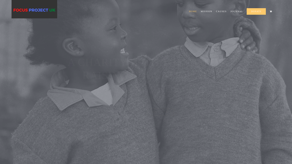 Screenshot of the Focus Project UK website