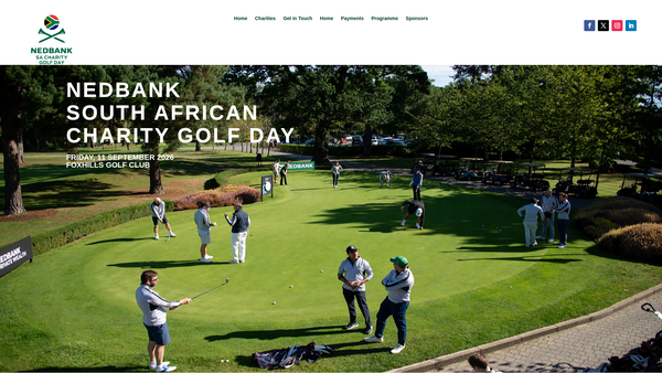 Screenshot of the South Africans In Need Trust website