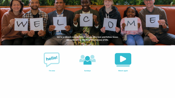 Screenshot of the The Light Church Bradford website