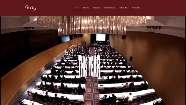 Screenshot of the House Of Youth Dialogue website