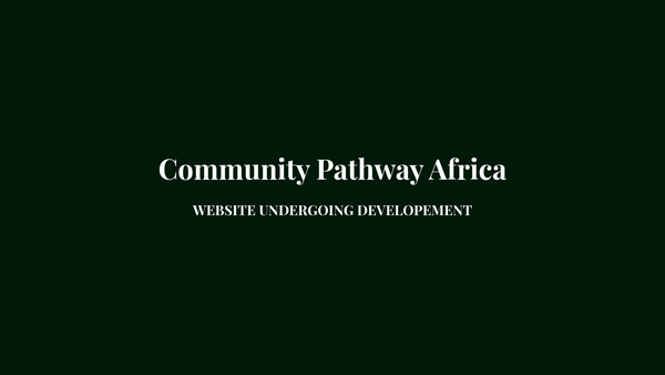 Screenshot of the Community Pathway Africa website