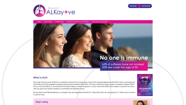 Screenshot of the Research Alk+ UK website