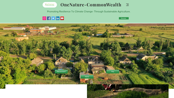 Screenshot of the Onenature - Commonwealth website