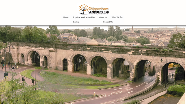 Screenshot of the Chippenham Community Eco Hub website