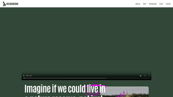 Screenshot of the The Wild East Charitable Trust website